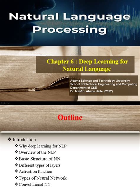 Deep Learning for Natural Language Processing: An Overview of Neural ...