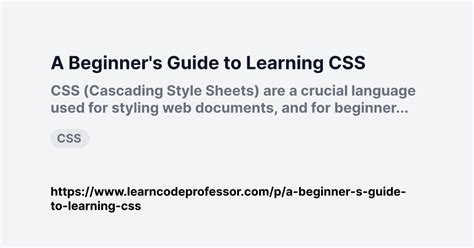 Image result for How to Learn CSS