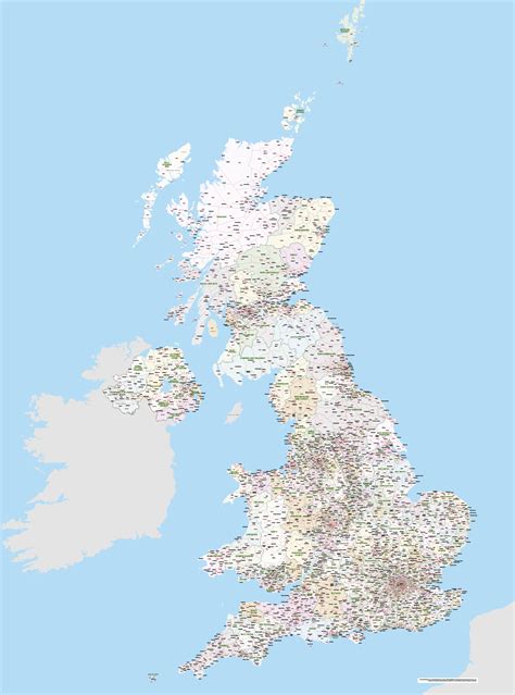 Image result for HD Postcode Map UK
