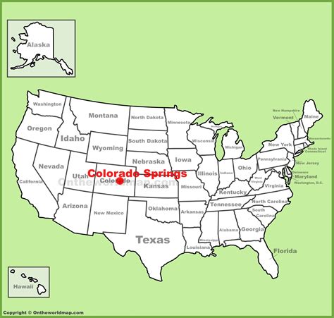 Image result for Colorado Springs Map