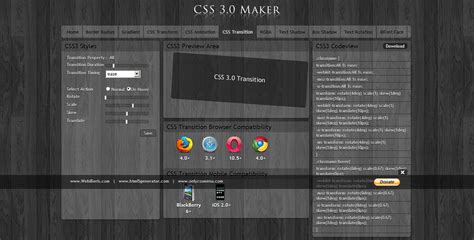 Toradh íomhá ar CSS Generator Online