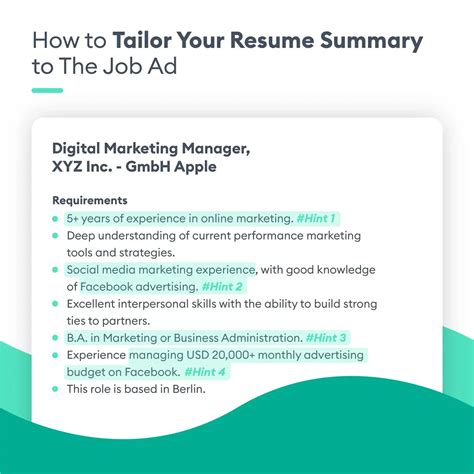 Image result for Strong CV Summary Example