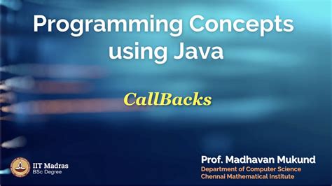 Toradh íomhá ar callbacks in java example
