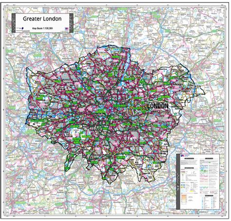 Image result for South London Postcode Map
