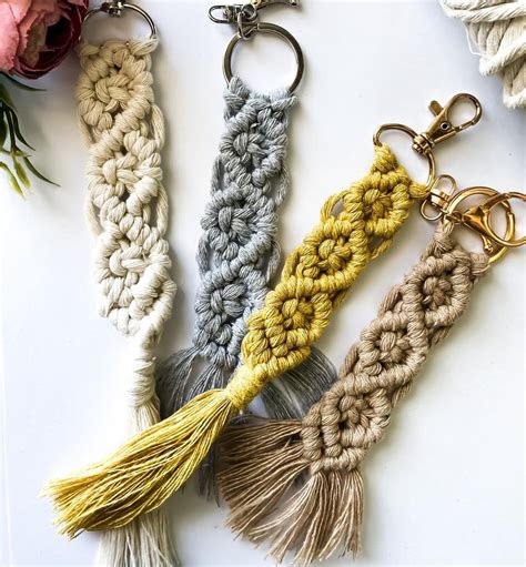 Macrame Keychain Patterns に対する画像結果