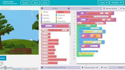 Image result for Code.org Sprite Lab How to Make a Endless Game