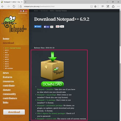 Toradh íomhá ar Notepad Plus Plus.org