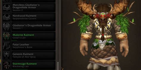 Image result for Tauren Druid Transmog Sets