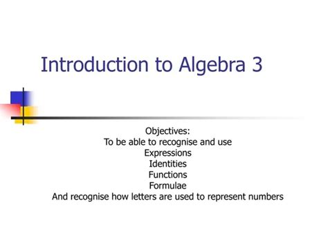 Image result for Math PPT Templates Lesson Introdution to Algebra