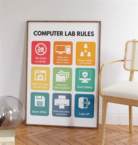Respect the Computer Lab Sign に対する画像結果