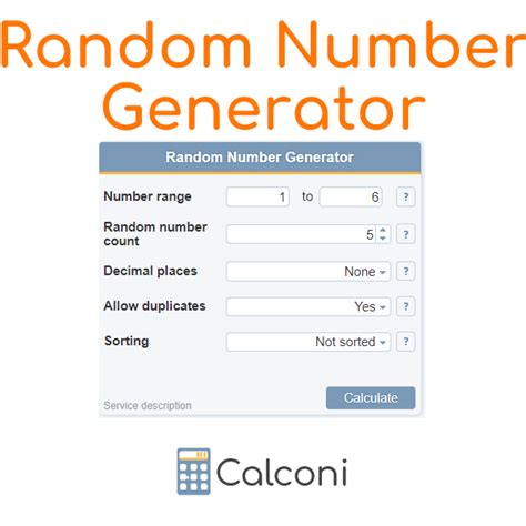 Random Number Picker に対する画像結果