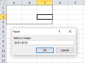 Afbeeldingsresultaten voor Dialog Box Input in Excel