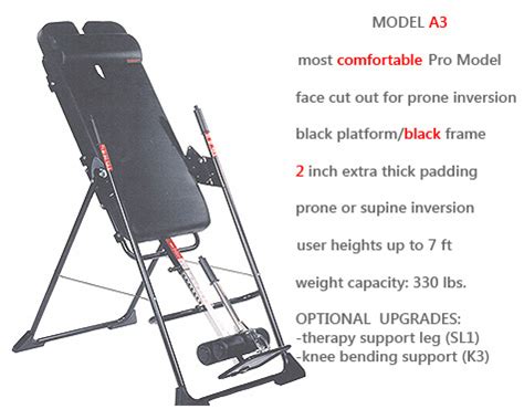 Toradh íomhá ar Inversion Traction Table