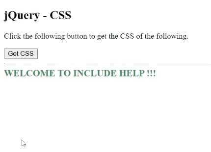 jQuery CSS Sample に対する画像結果