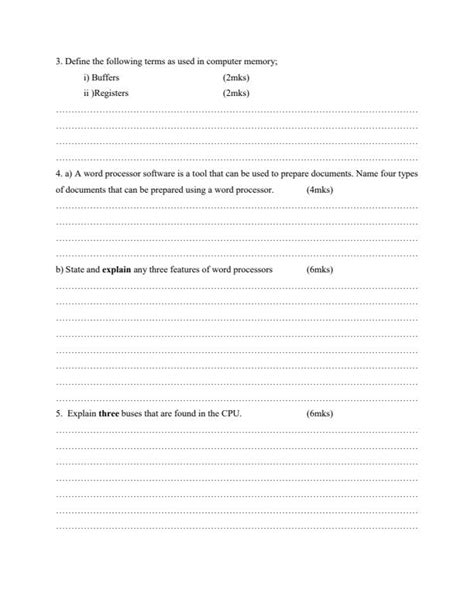 Computer Science Revision Teste Mid-Year Form One に対する画像結果