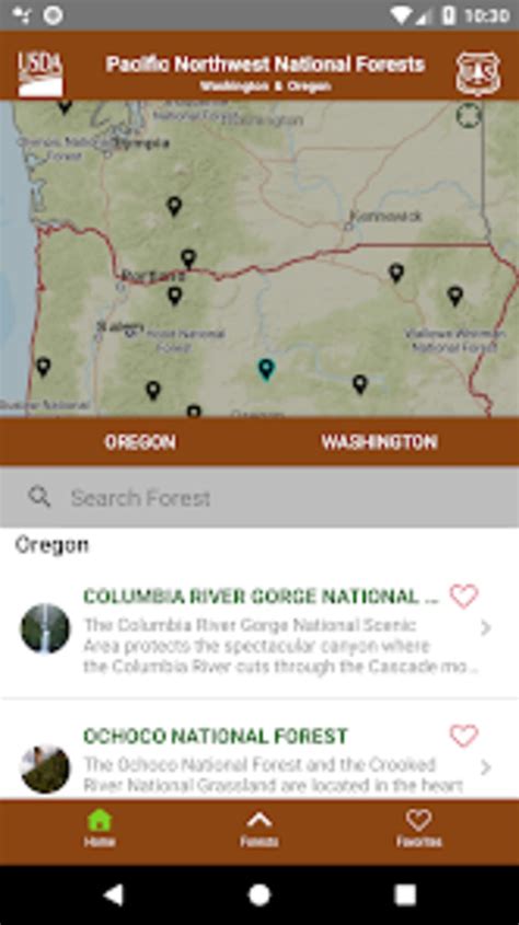 National Forest Explorer App に対する画像結果