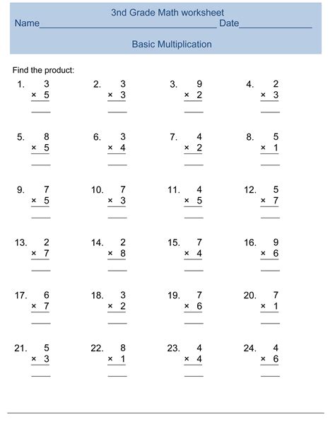 Image result for 3rd Grade Math Free PDF