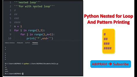 Nested Loop Pattern Inside Pattern Blank in Pyython に対する画像結果
