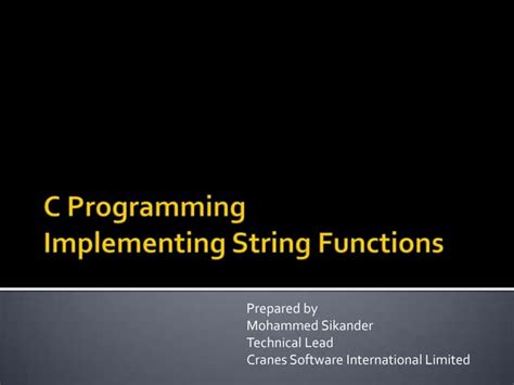 Image result for C Program for Implementation of String