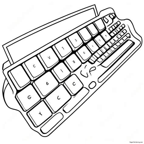 Image result for Colorful Computer Keyboard Printable