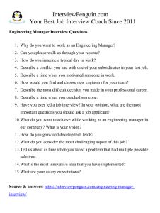 Image result for Engineering Manager Interview Questions