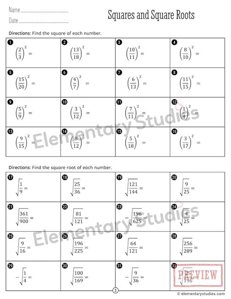 Squares and Square Roots に対する画像結果