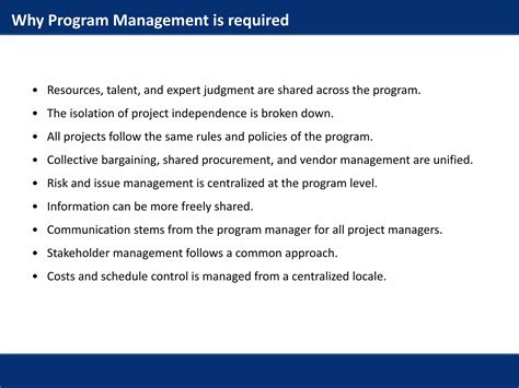 Image result for Program Management Fundamentals