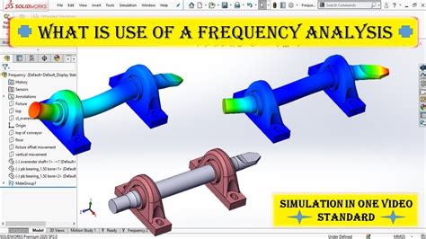 SolidWorks Simulation Natural Frequency に対する画像結果