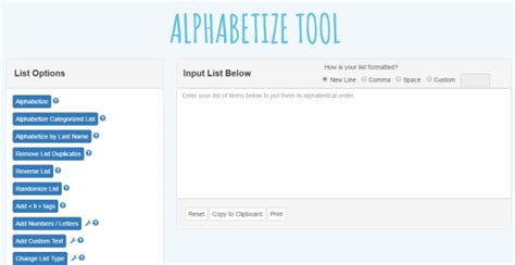 Image result for Alphabetizer