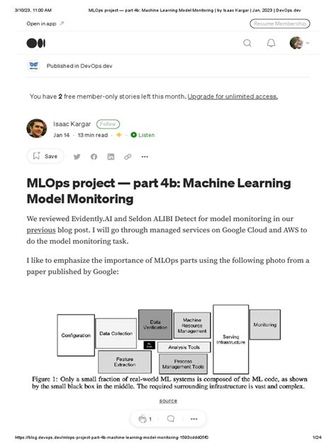 Monitoring Requirements for Machine Learning Platform に対する画像結果