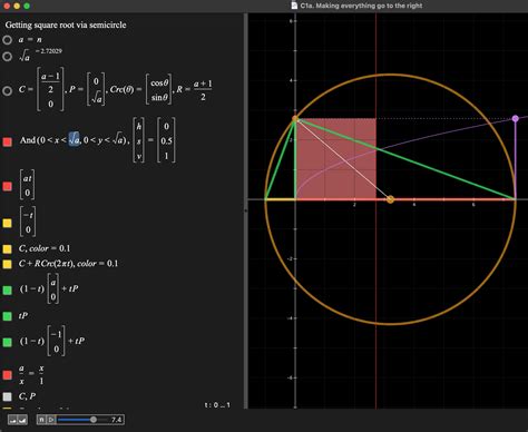 Toradh íomhá ar Geometric Square Root
