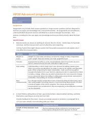 Advanced Programming Ap08 に対する画像結果