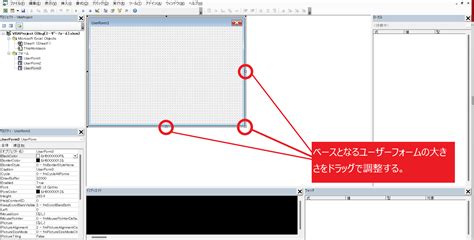 VBA Call Userform に対する画像結果