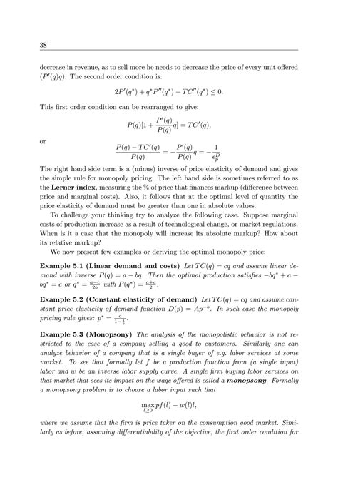 Image result for Microeconomics Lecture Notes PDF