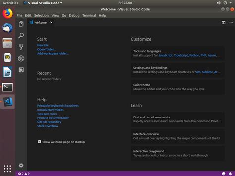 Afbeeldingsresultaten voor Loading Visual Studio Code On Linux Ubuntu