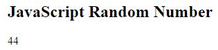 Image result for HTML Random Number