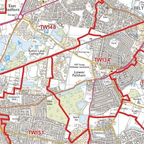 Image result for TW Postcode Area