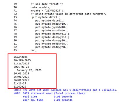 SAS SQL Terminal માટે ઇમેજ પરિણામ