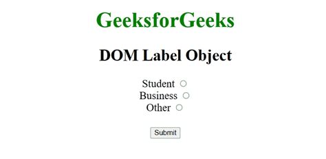 Example of Label HTML に対する画像結果