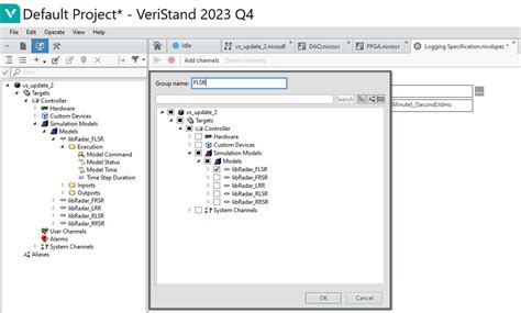 Image result for Code Generation Tab Missing VeriStand