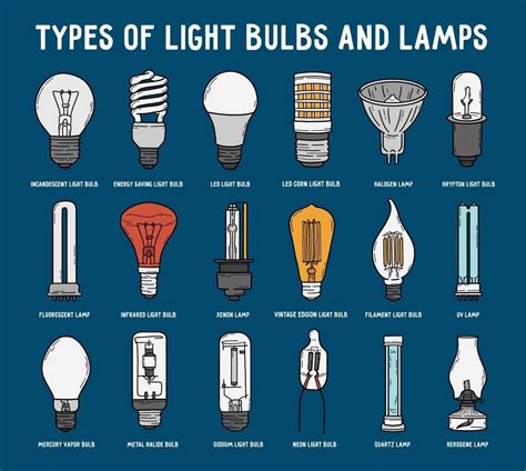 Image result for Different Light Bulb Types