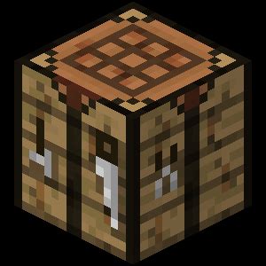 Toradh íomhá ar Minecraft Crafting Table Screen