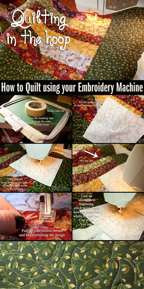 How to Quilt using your embroidery machine ~ DIY Tutorial Ideas!