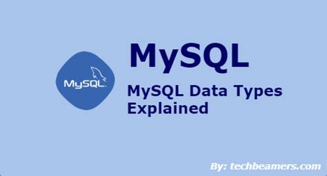 MySQL Data Types に対する画像結果