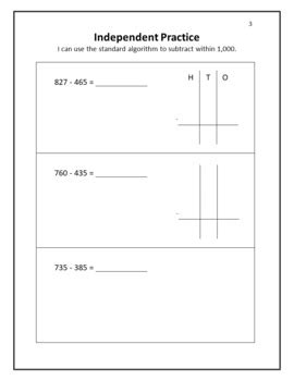 Image result for Math Grade 2 Subtraction Algorithm