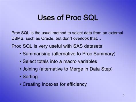 Image result for SAS Coding SQL