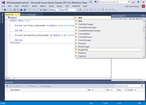 Image result for Simple Visual Basic Code