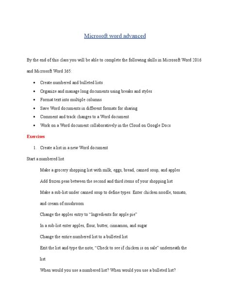 Image result for Microsoft Word Tutorial Advanced