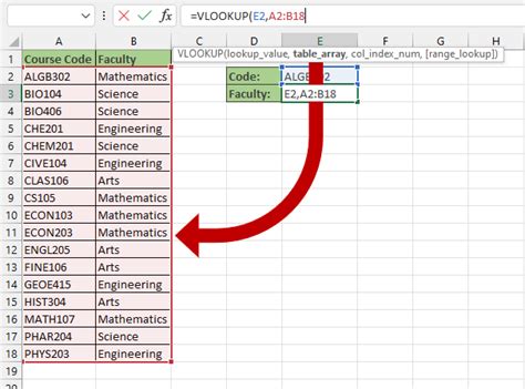 Image result for VLOOKUP Table Array
