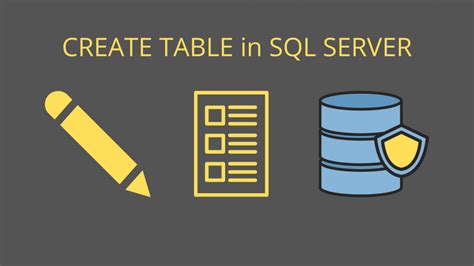 Image result for How to Create Table in Use Query SQL Server
